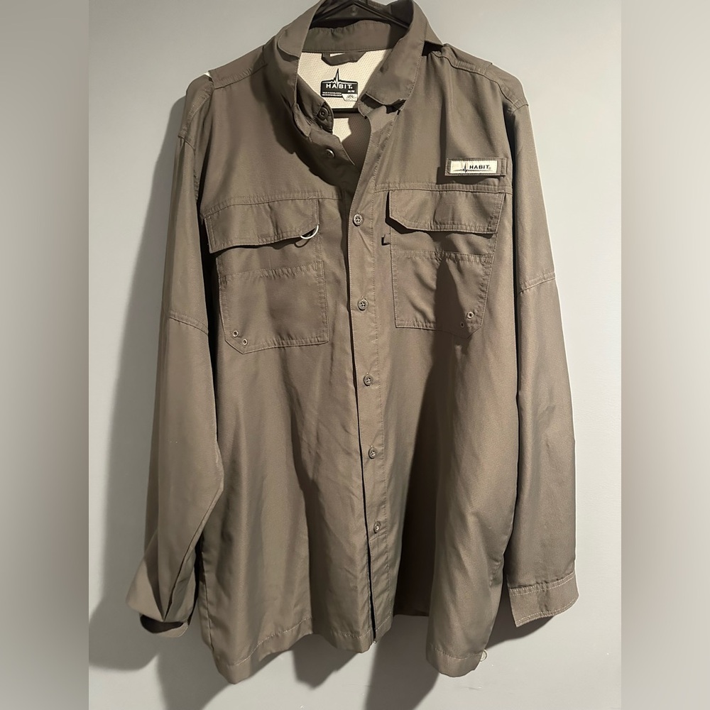 Habit Men's Long Sleeve Fishing PFG Shirt